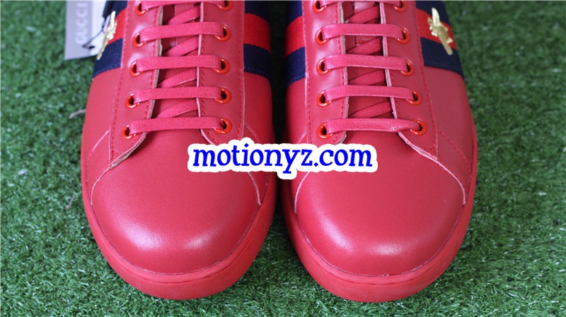 Ace Embroidered Sneaker Red Bee